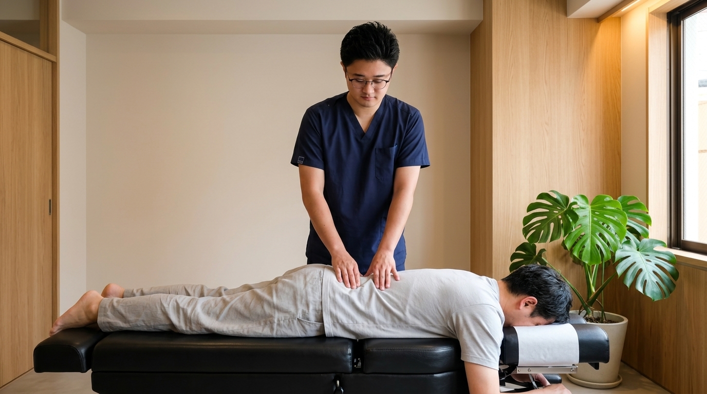 ぎっくり腰の身体の仕組みとアンバランス（筋膜保護スパズム）