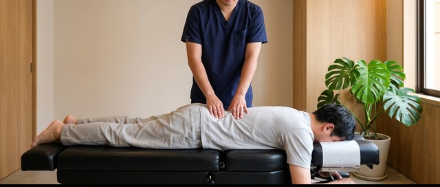 慢性腰痛・骨盤の身体の仕組みとアンバランス（腰椎・骨盤透視）