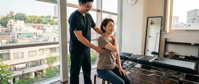 姿勢・自律神経・疲労感の身体の仕組みとアンバランス（理想のS字姿勢と猫背の背骨透視比較）